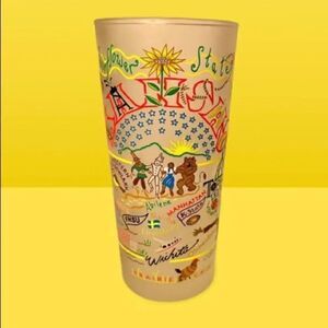 Catstudio “Kansas” Frosted Souvenir Glass Used Only As Set Dressing On TV Show.